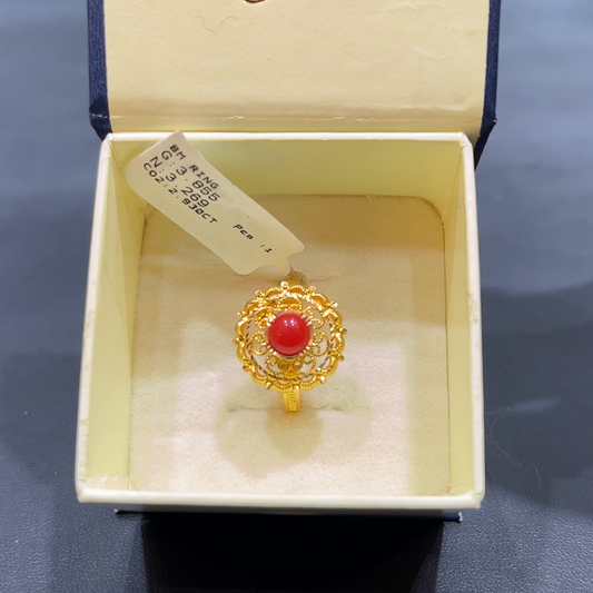 SOUTH INDIA 3.269gms Ring 22K Yellow Gold