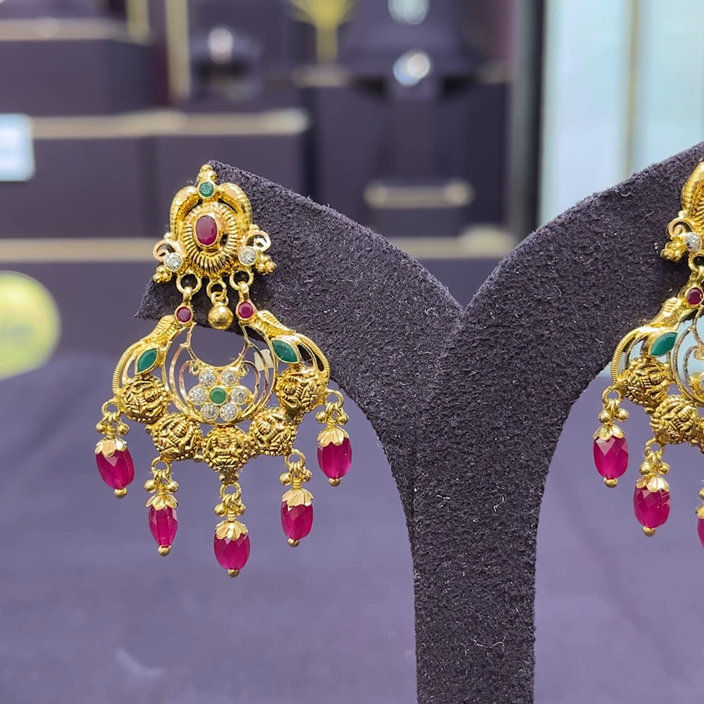 CMR 9.451gms EARRINGS 22K Yellow Gold