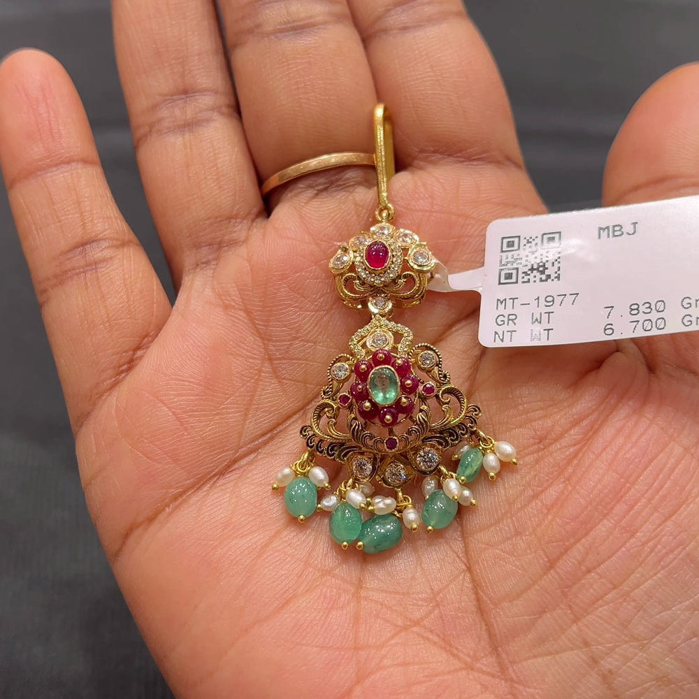 Anu Jewellers 6.7gms Papitabilla 22K Yellow Gold