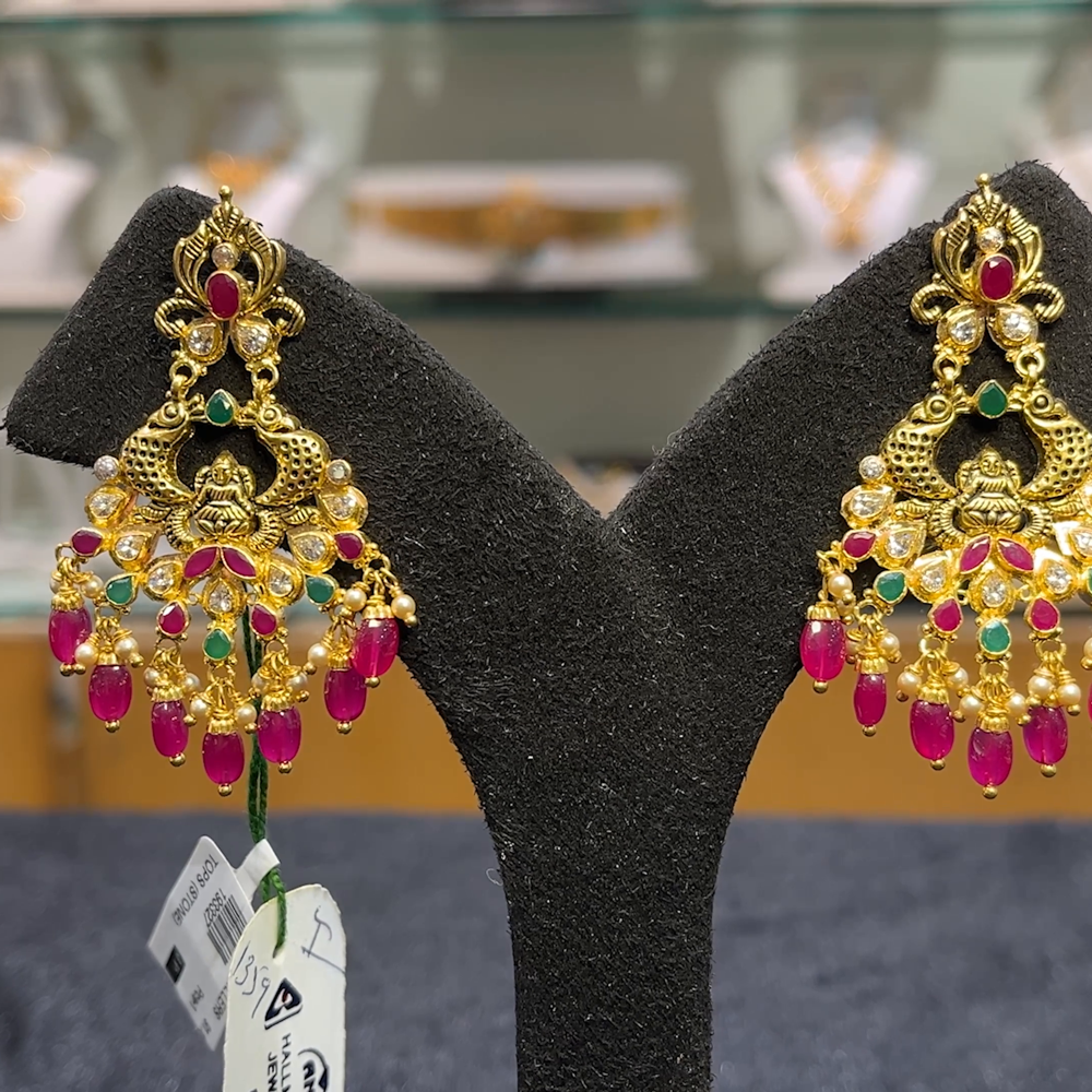 Anu Jewellers 12.165gms EARRINGS 22K Yellow Gold