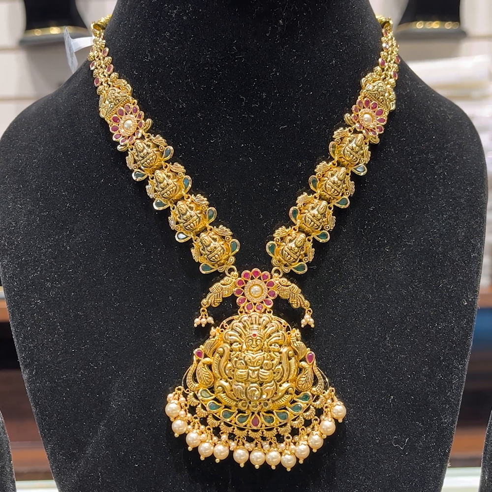 SOUTH INDIA 27.552gms NECKLACE 22K Yellow Gold