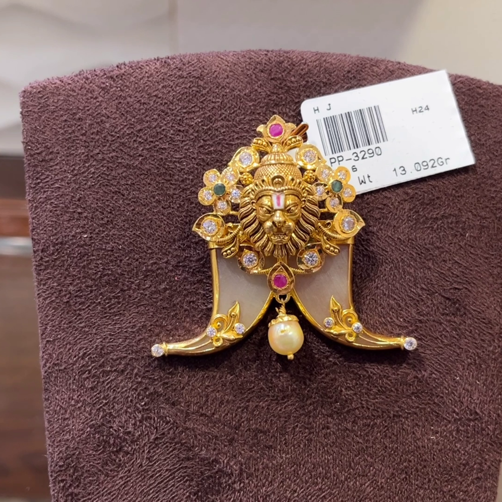 SRI RAM 13.092gms Pendent 22K Nakshi