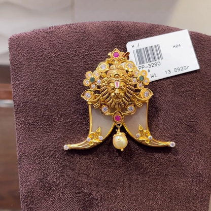 SRI RAM 13.092gms Pendent 22K Nakshi