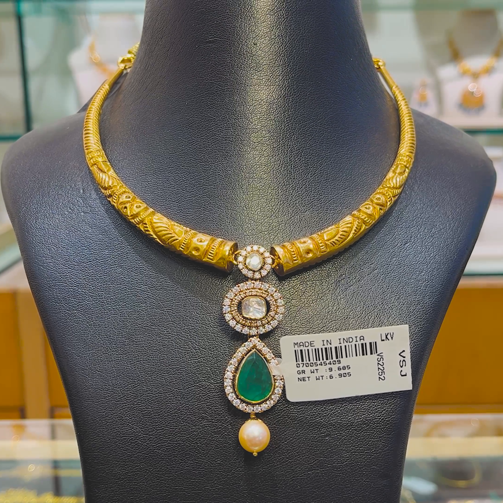 Anu Jewellers 16.775gms NECKLACE 22K Yellow Gold