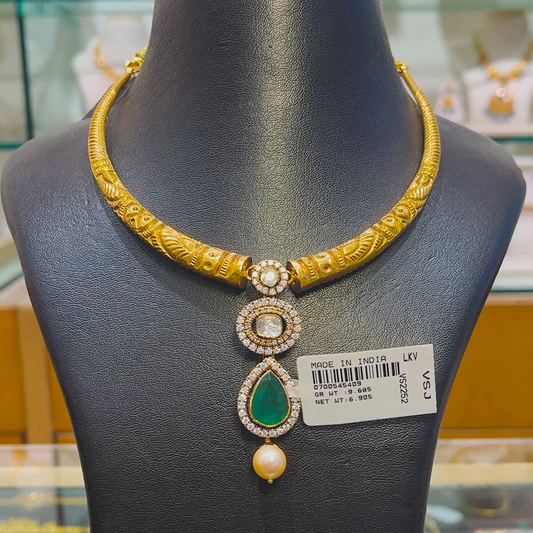 Anu Jewellers 16.775gms NECKLACE 22K Yellow Gold