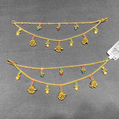 RS BROTHERS 14.867gms Chempasaralu 22K Yellow Gold