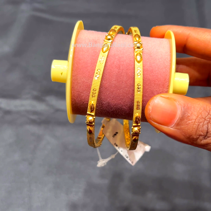Anu Jewellers 16.08gms BANGLES 22K Yellow Gold