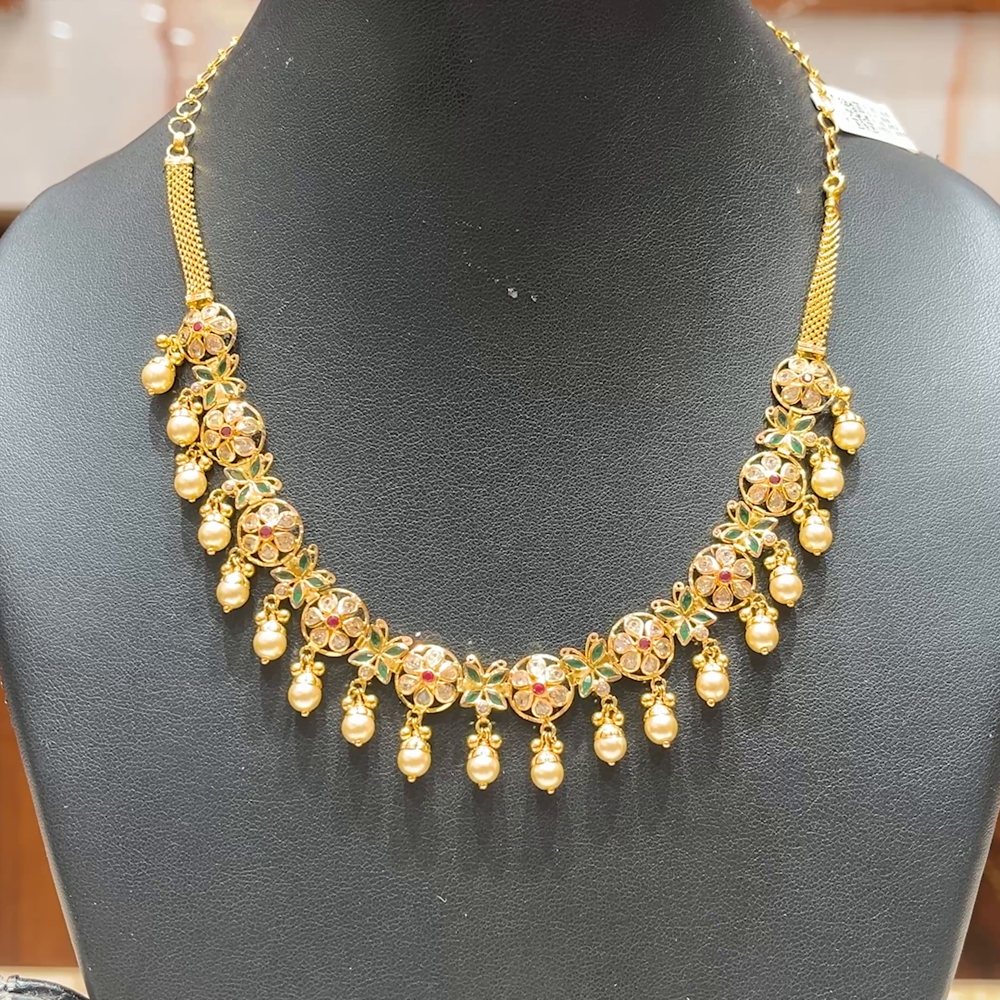 MUKUNDA JEWELLERS 20.892gms NECKLACE 22K Yellow Gold