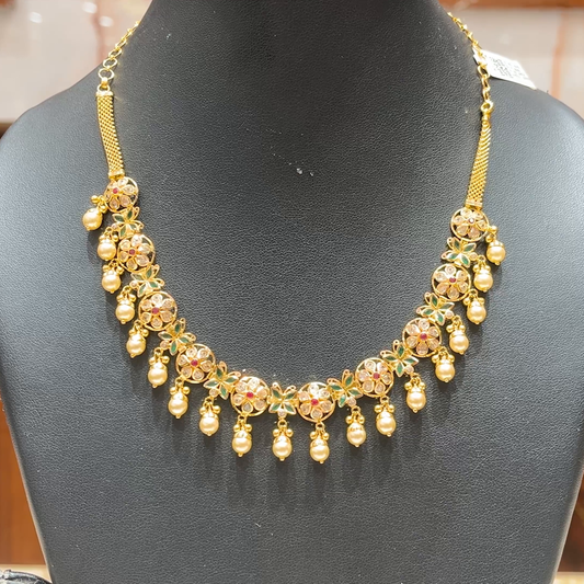 MUKUNDA JEWELLERS 20.892gms NECKLACE 22K Yellow Gold