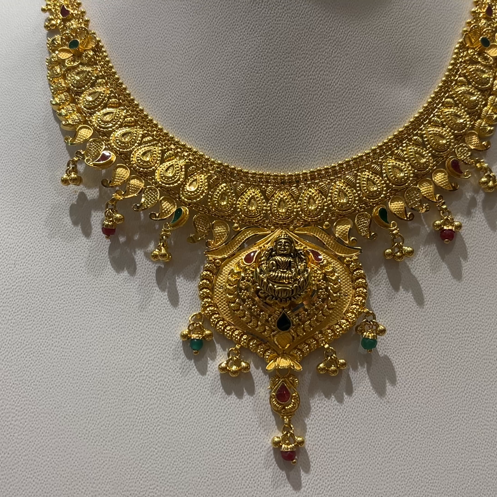 RS BROTHERS 24.025gms NECKLACE 22K Yellow Gold