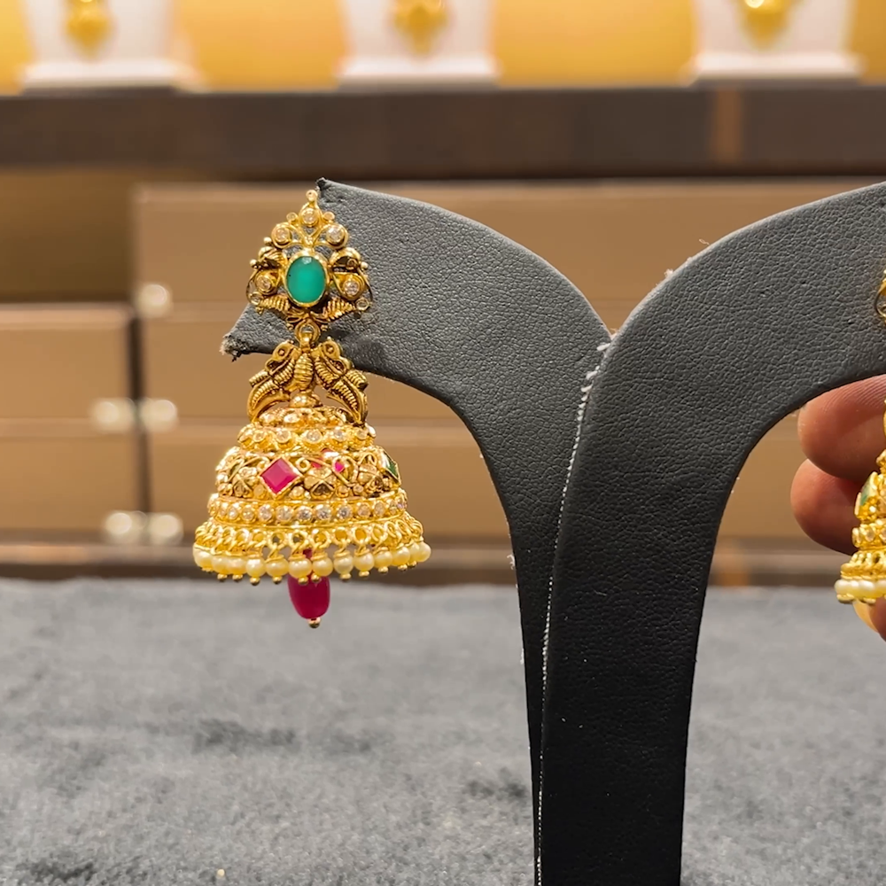 CHANDANA Brothers 22.13gms EARRINGS 22K Yellow Gold