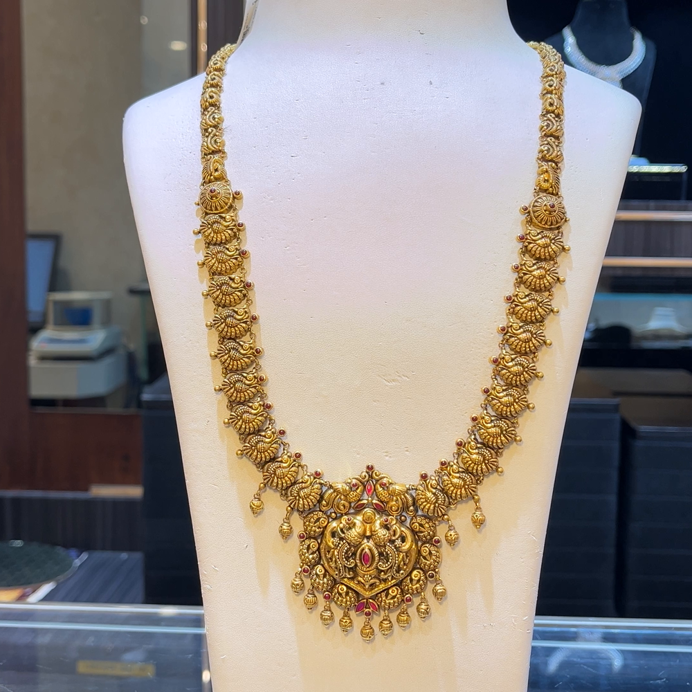 SOUTH INDIA 34.605gms HARAMS 22K Yellow Gold