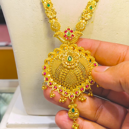 Anu Jewellers 43.815gms HARAMS 22K Yellow Gold