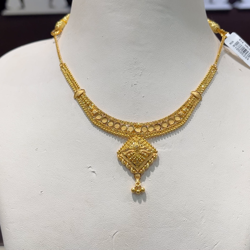 CMR 9.639gms NECKLACE 22K Yellow Gold