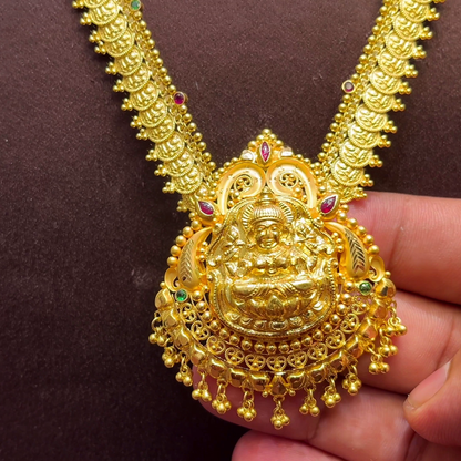 SwarnaKanchi 36.133gms HARAMS 22K Yellow Gold