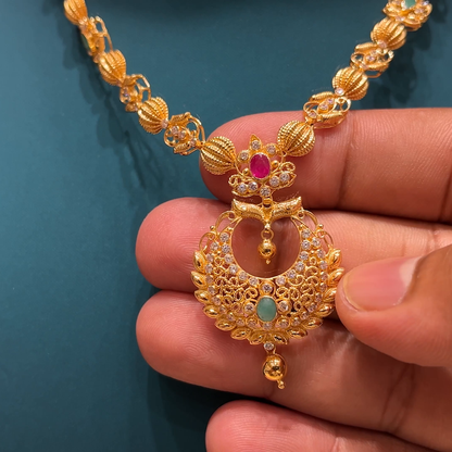 Chennai Shopping Mall 15.03gms NECKLACE 22K Yellow Gold