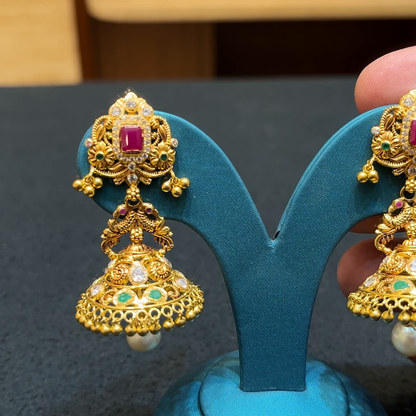 Chennai Shopping Mall 23.023gms EARRINGS 22K Yellow Gold