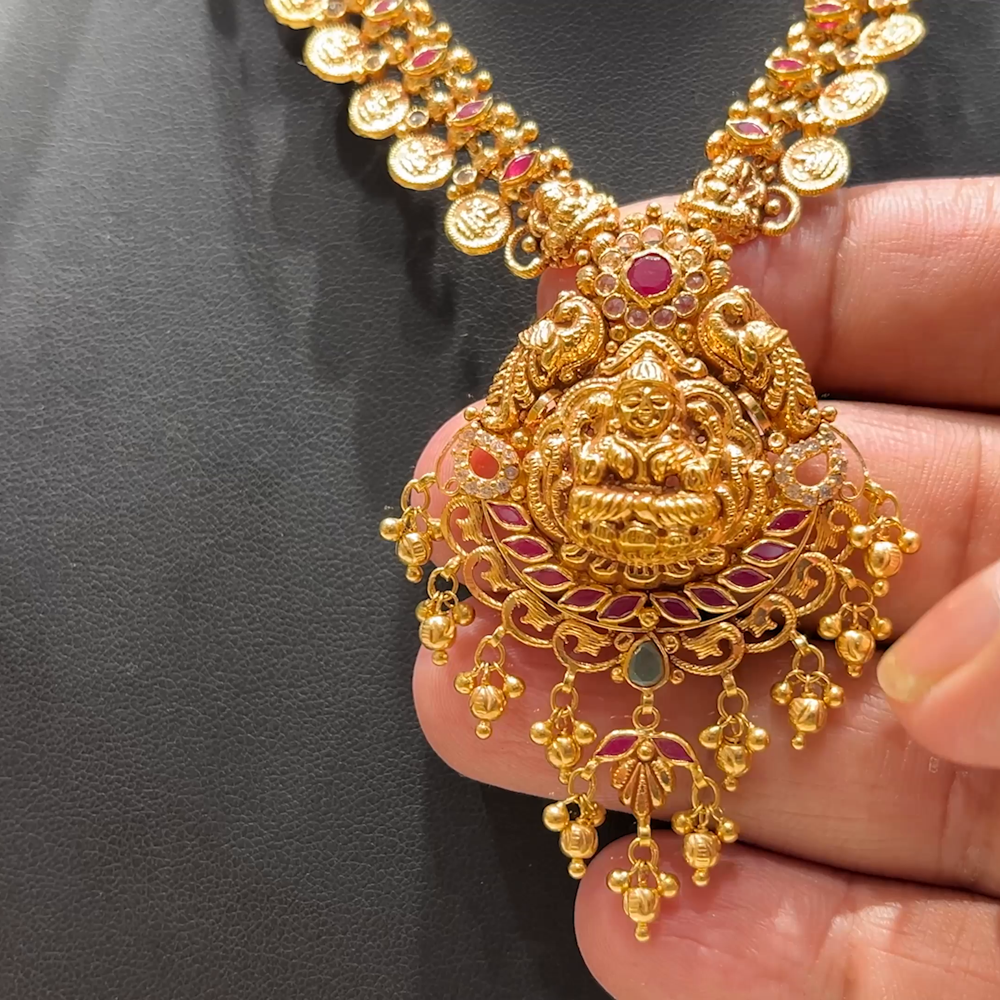 Chennai Shopping Mall 19.25gms NECKLACE 22K Antique