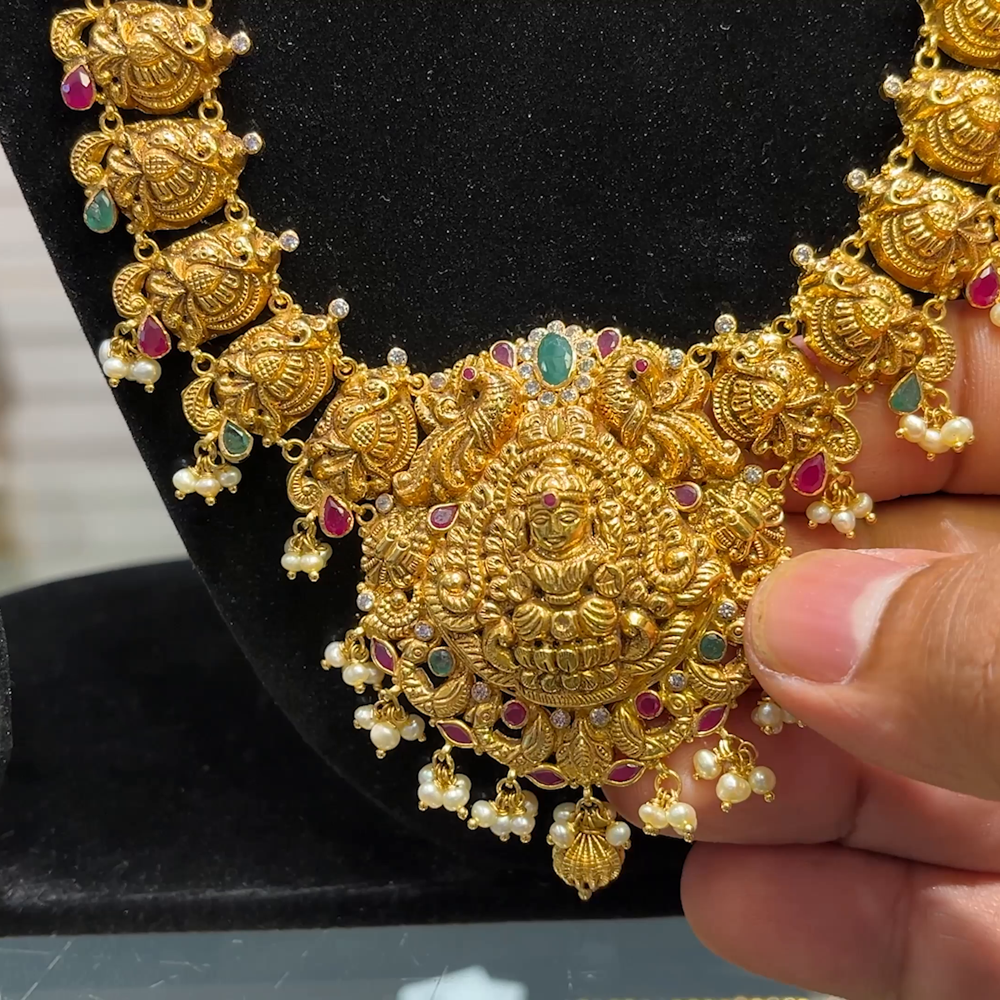 SOUTH INDIA 36.411gms HARAMS 22K Yellow Gold