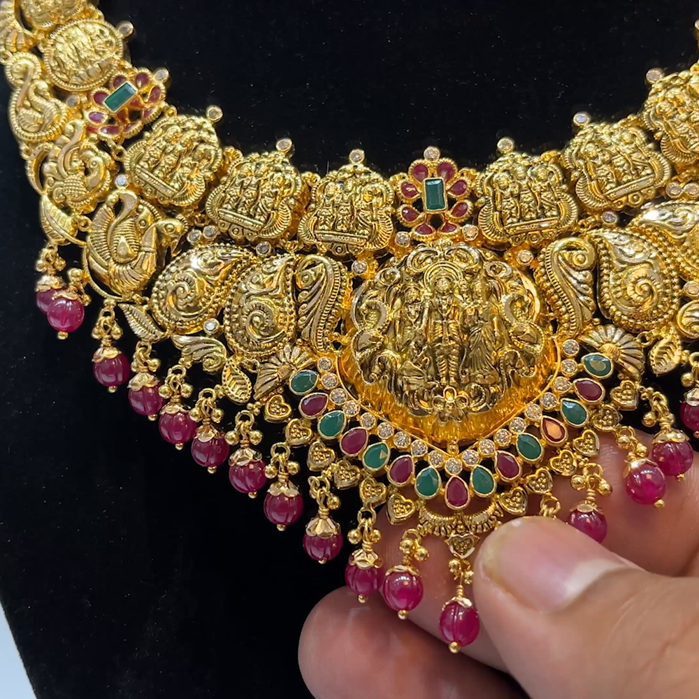 MUKUNDA JEWELLERS 37.945gms NECKLACE 22K Yellow Gold