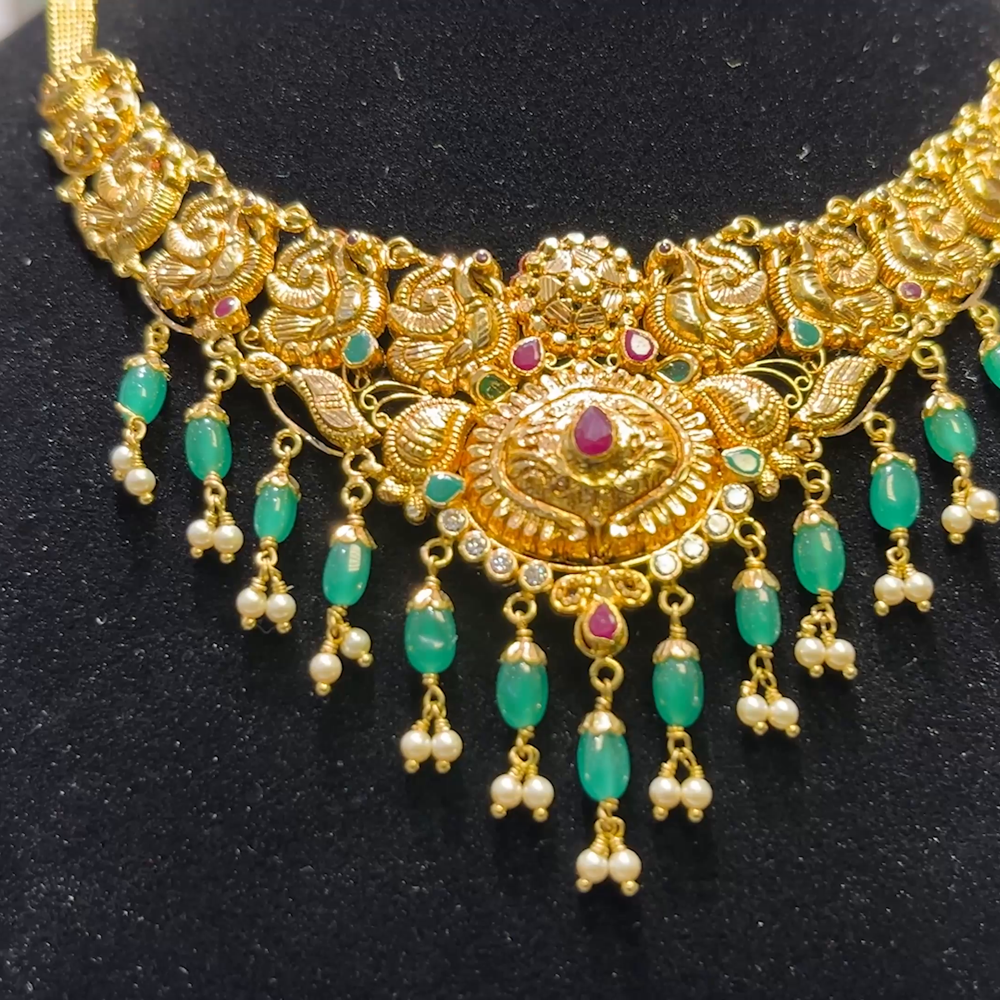 SOUTH INDIA 13.459gms NECKLACE 22K Yellow Gold