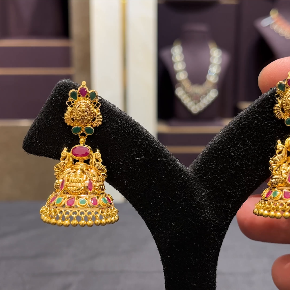 CMR 15.454gms EARRINGS 22K Yellow Gold