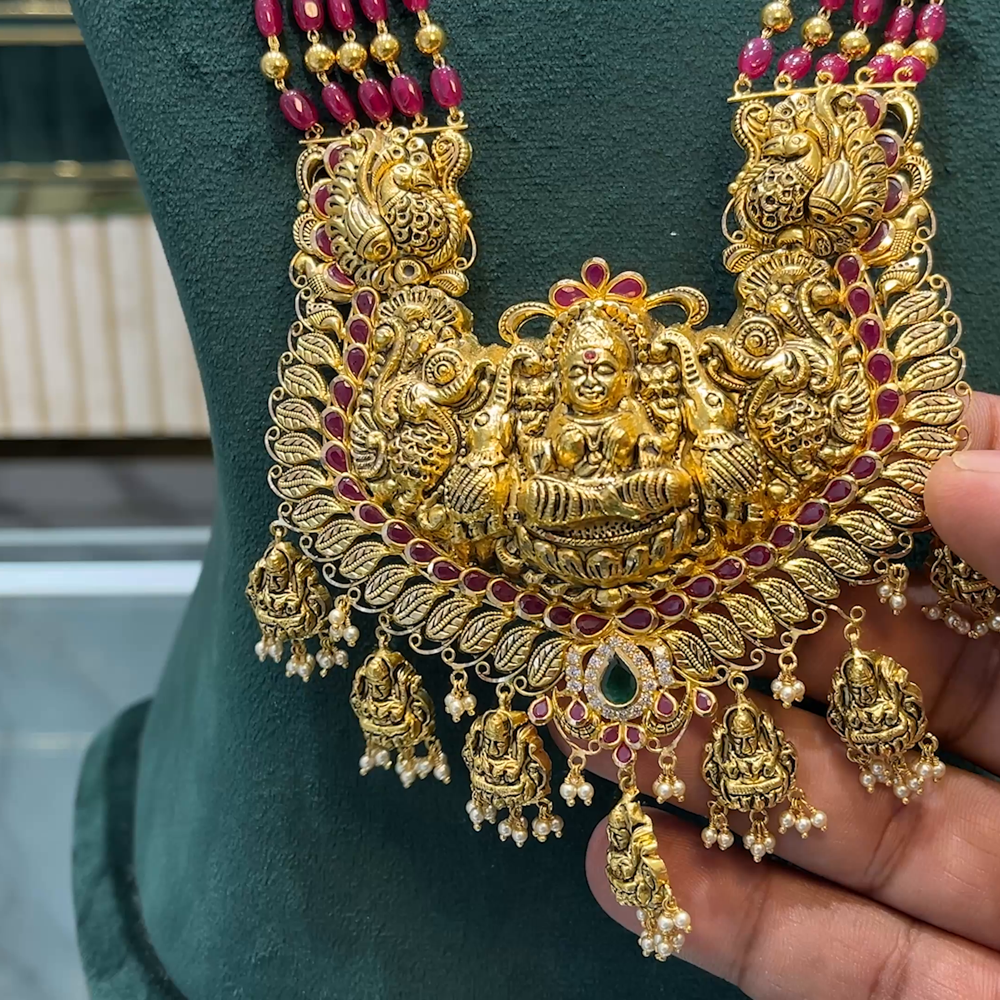 Kriya Jewellers 77.45gms HARAMS 22K Yellow Gold