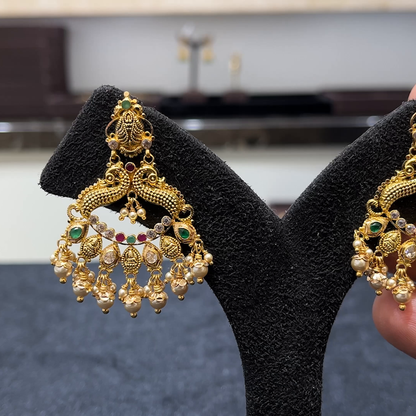 MUKUNDA JEWELLERS 13.15gms EARRINGS 22K Yellow Gold