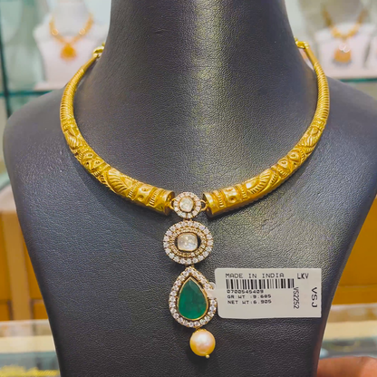 Anu Jewellers 16.775gms NECKLACE 22K Yellow Gold