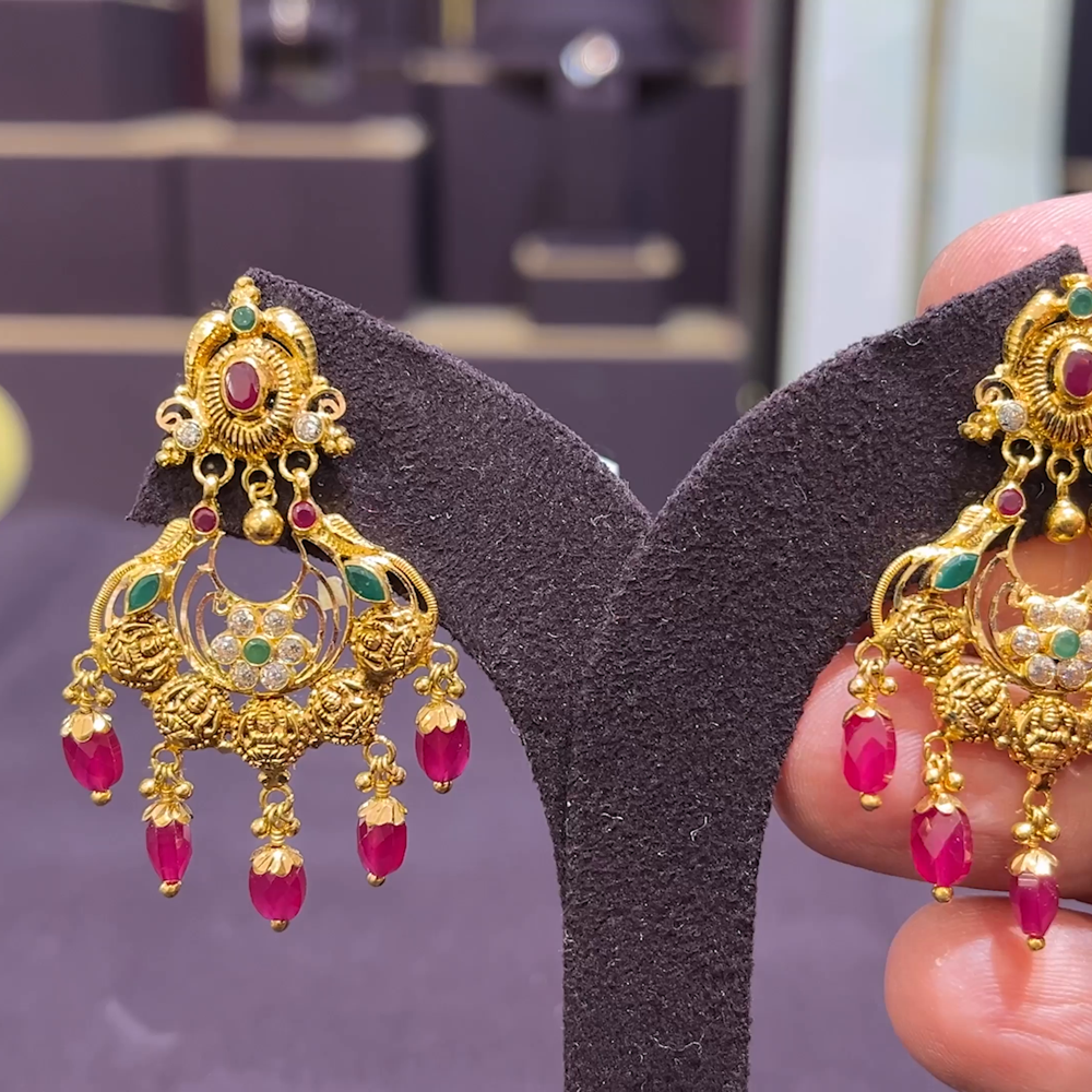 CMR 9.451gms EARRINGS 22K Yellow Gold