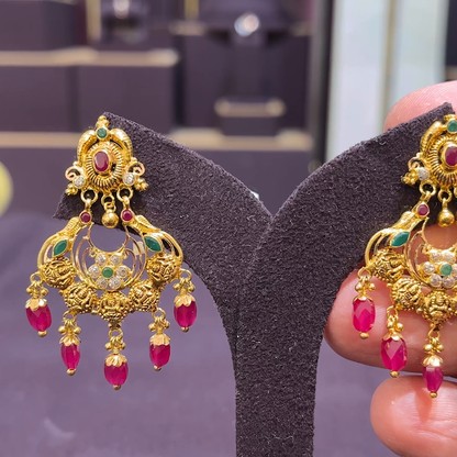 CMR 9.451gms EARRINGS 22K Yellow Gold