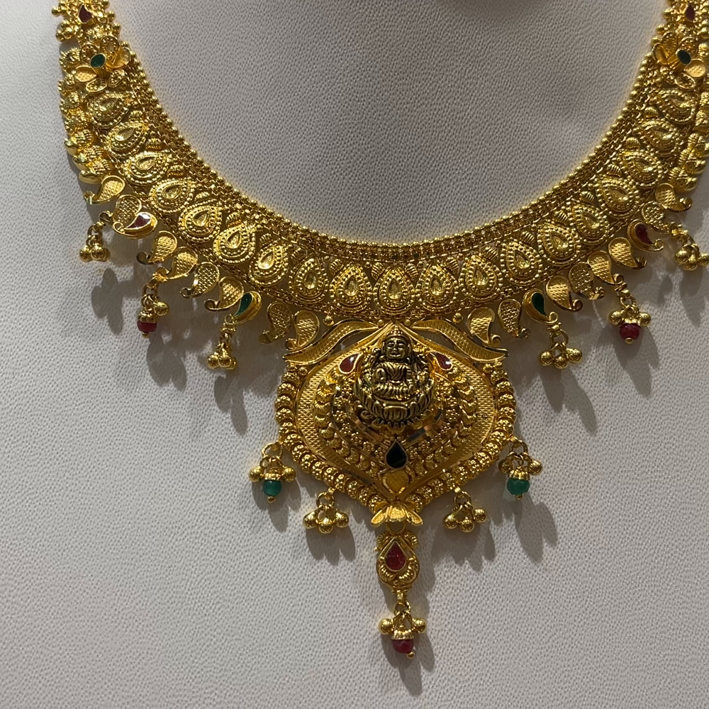 RS BROTHERS 24.025gms NECKLACE 22K Yellow Gold