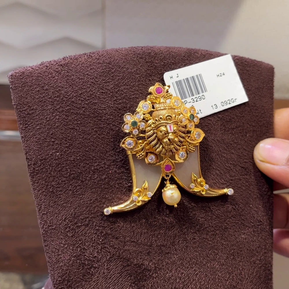 SRI RAM 13.092gms Pendent 22K Nakshi