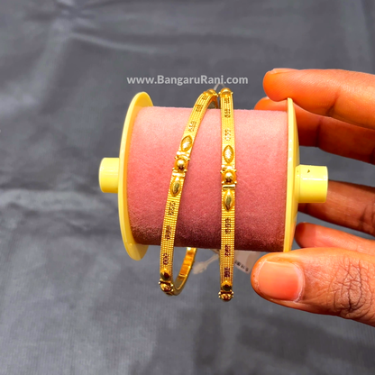 Anu Jewellers 16.08gms BANGLES 22K Yellow Gold