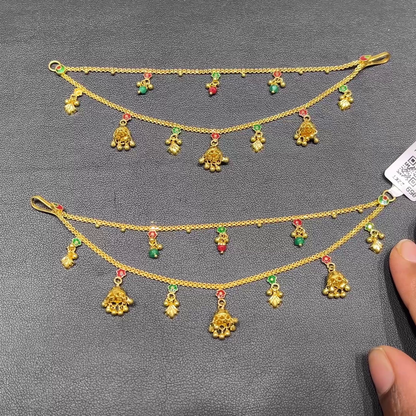 RS BROTHERS 14.867gms Chempasaralu 22K Yellow Gold