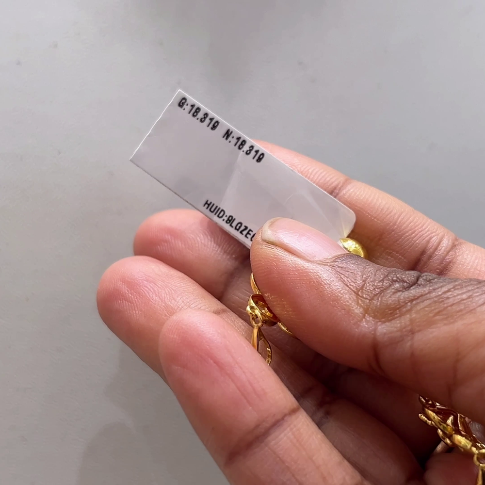 [make to order] 18.319gms NECKLACE 22K