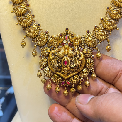 SOUTH INDIA 34.605gms HARAMS 22K Yellow Gold