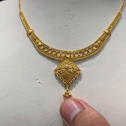 CMR 9.639gms NECKLACE 22K Yellow Gold