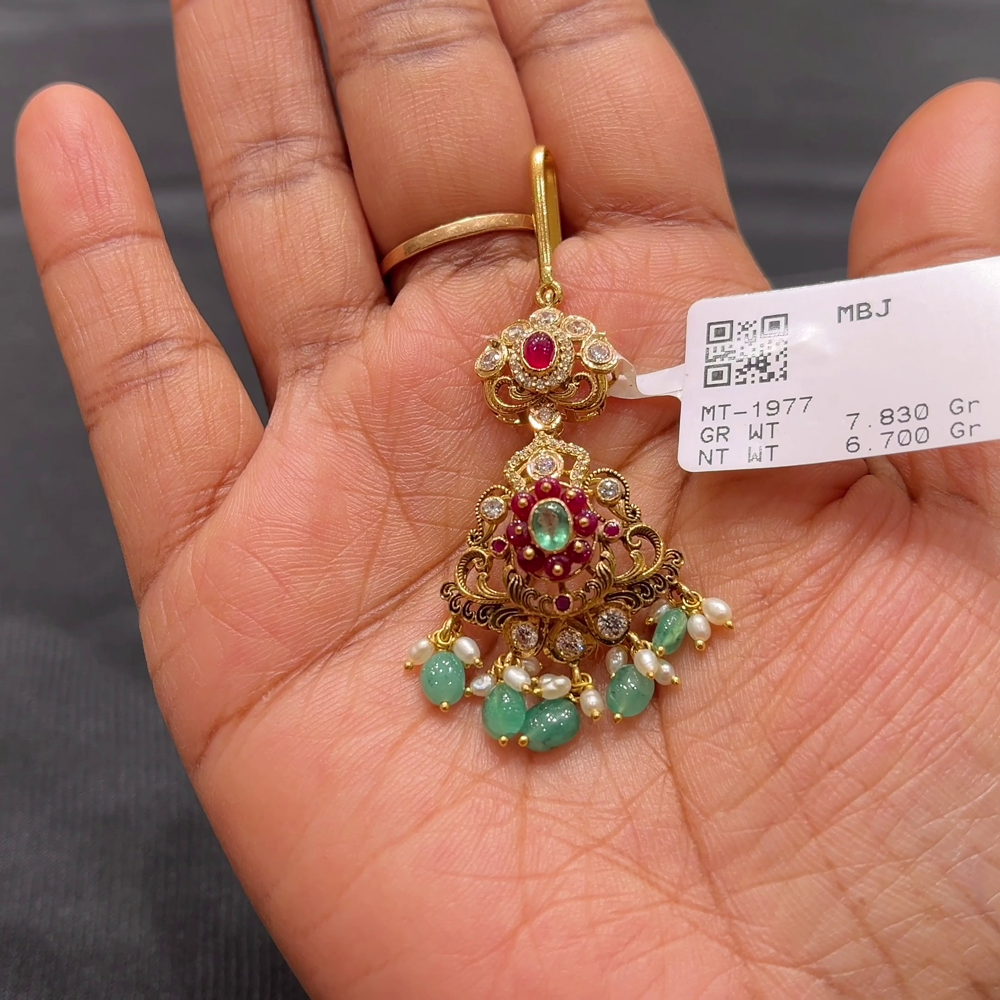 Anu Jewellers 6.7gms Papitabilla 22K Yellow Gold