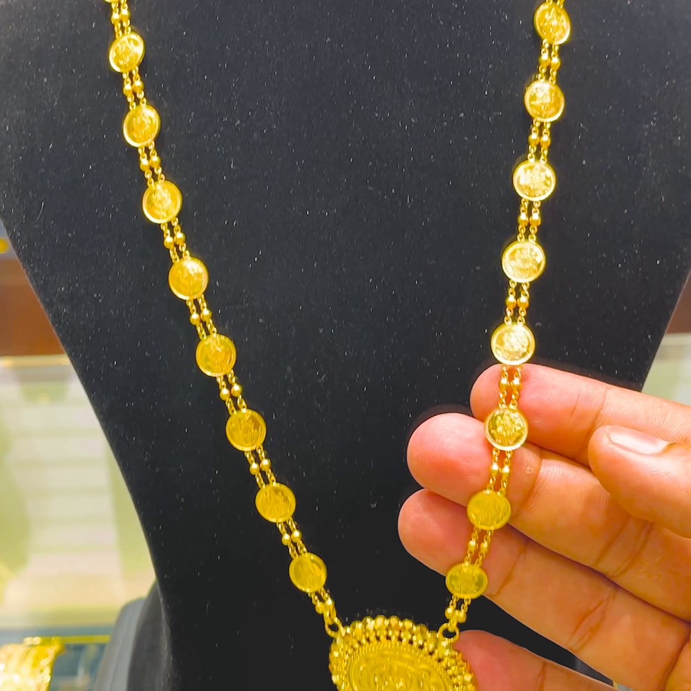 SOUTH INDIA 17.982gms HARAMS 22K Yellow Gold