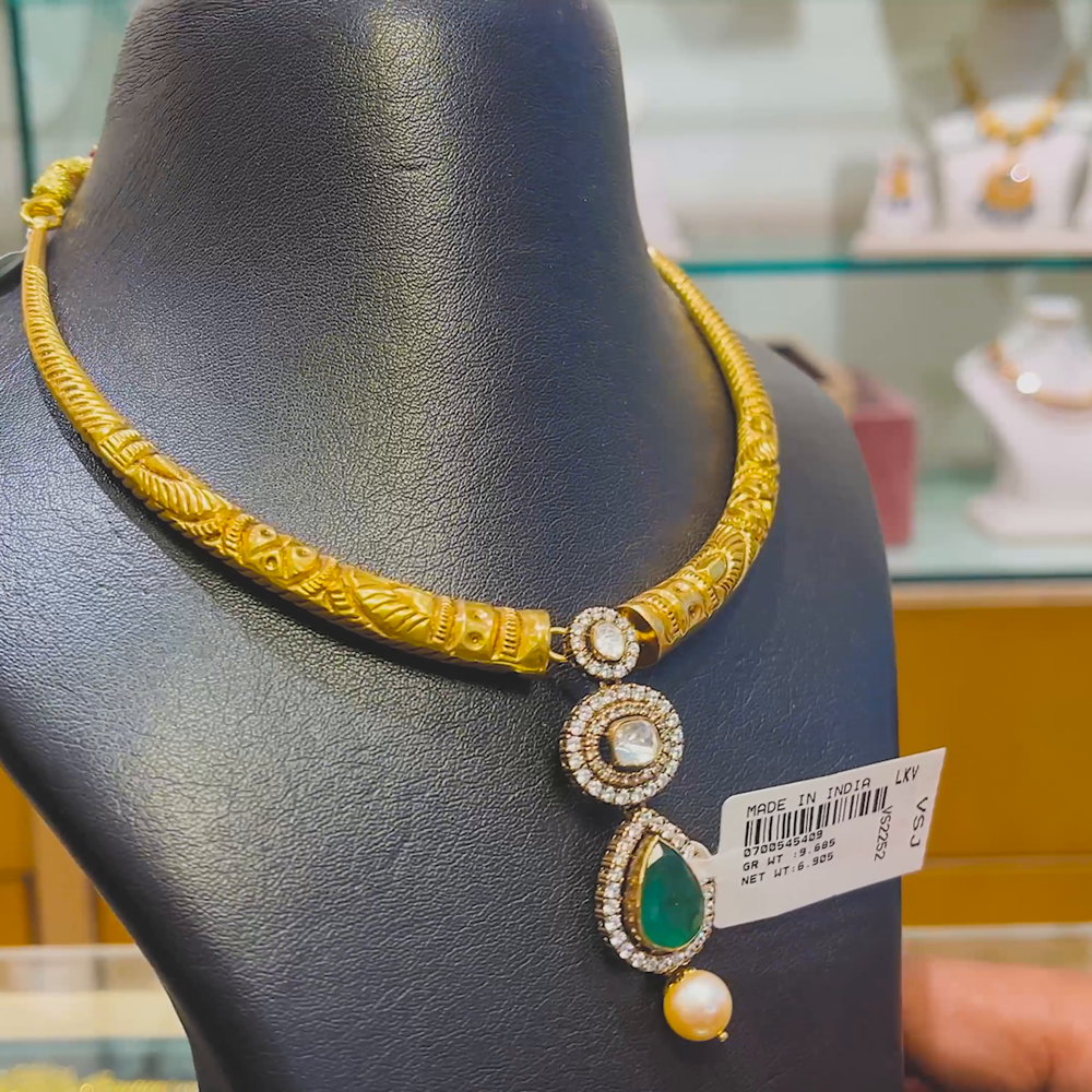 Anu Jewellers 16.775gms NECKLACE 22K Yellow Gold