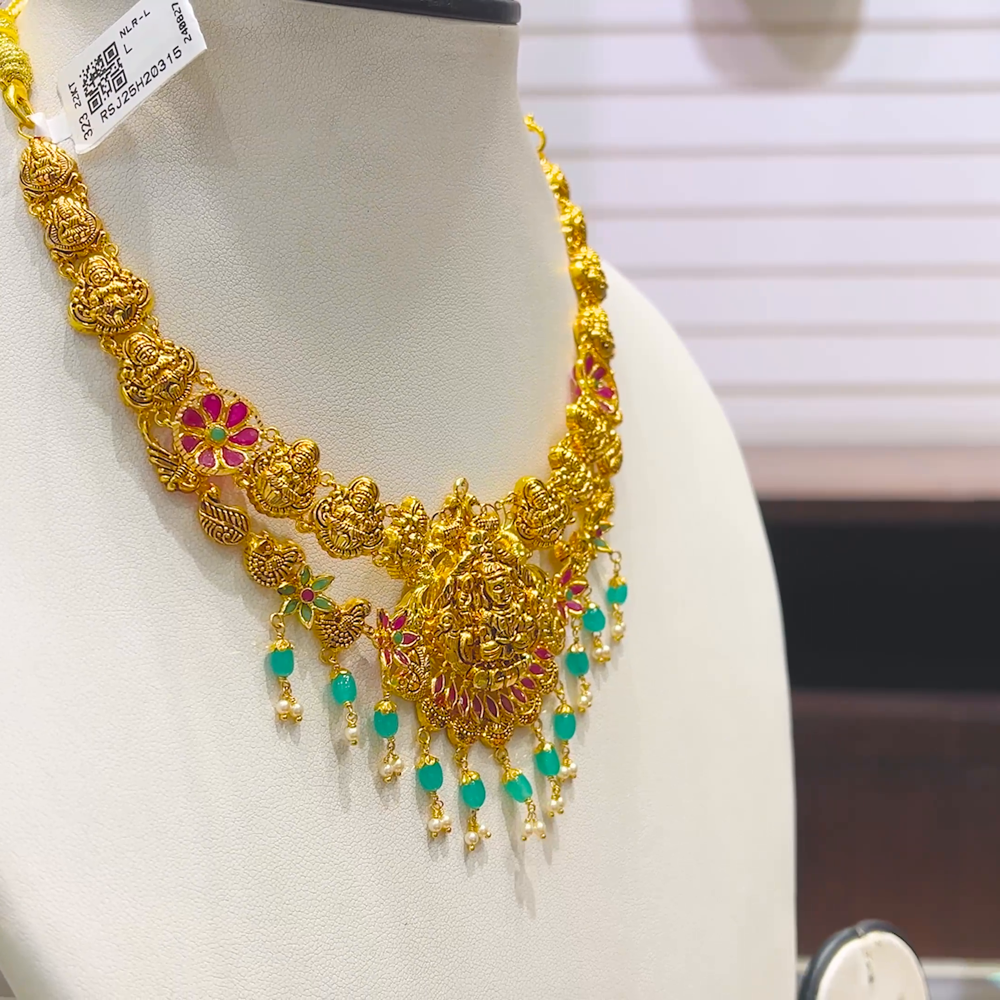 SOUTH INDIA 18.782gms NECKLACE 22K Yellow Gold