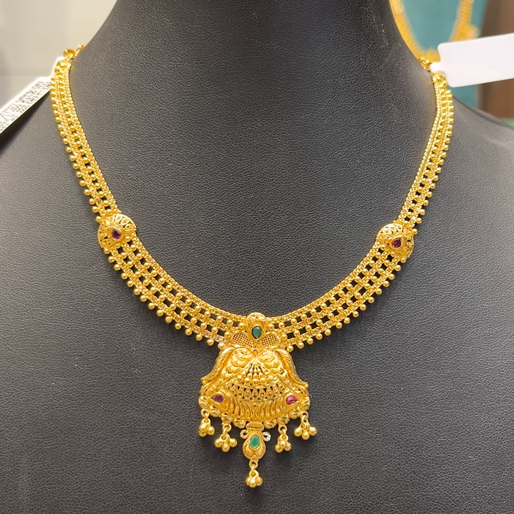 Chennai Shopping Mall 17.936gms NECKLACE 22K Yellow Gold