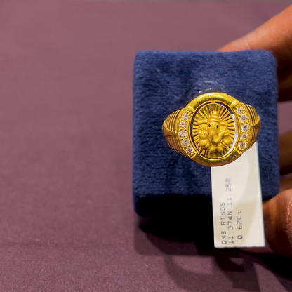 CMR 11.25gms Ring 22K Yellow Gold