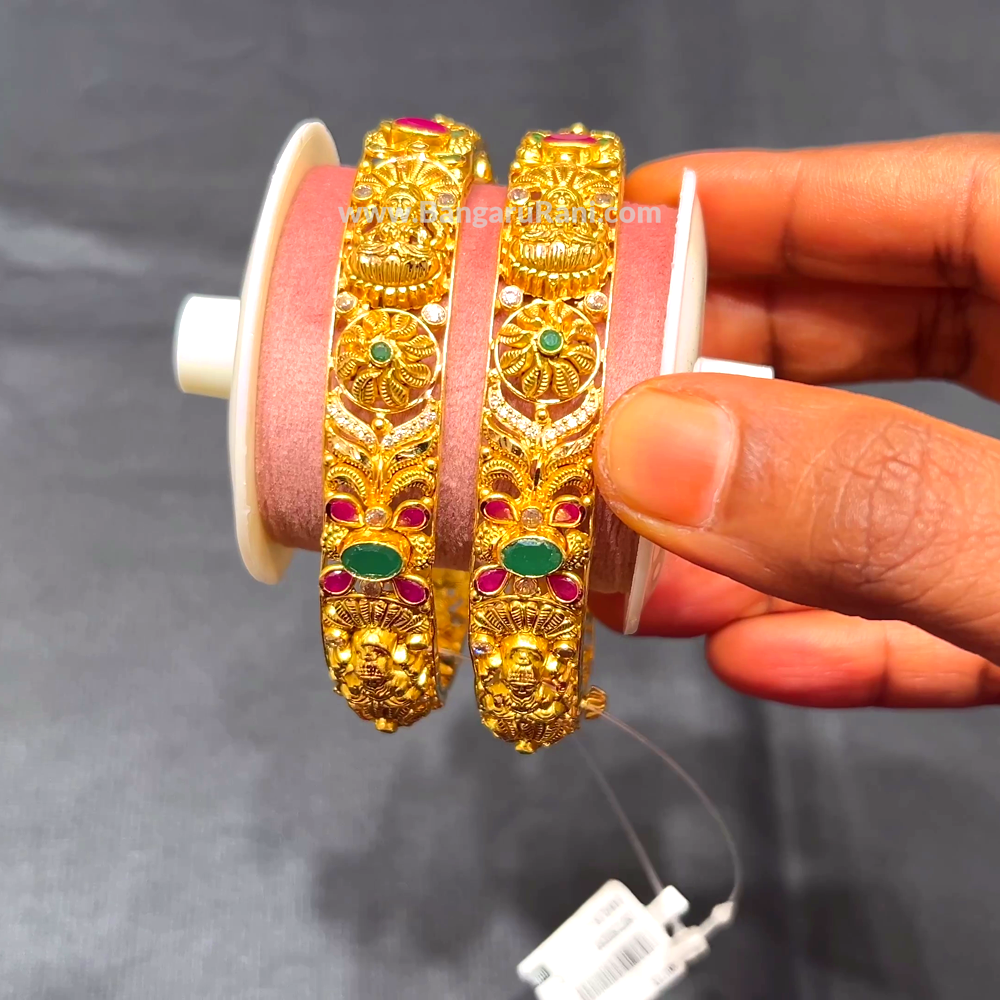 Anu Jewellers 33.637gms BANGLES 22K Yellow Gold