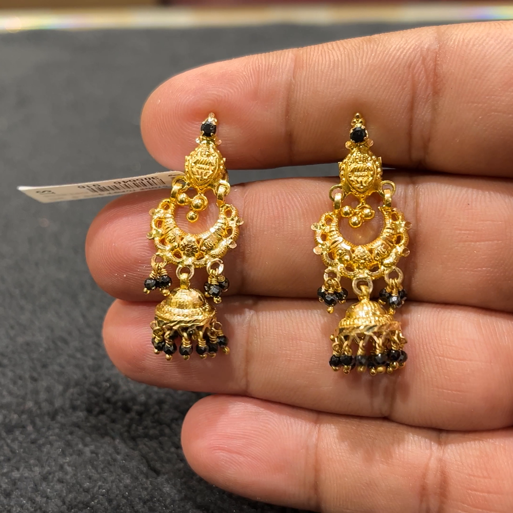 CHANDANA Brothers 7.03gms EARRINGS 22K Yellow Gold