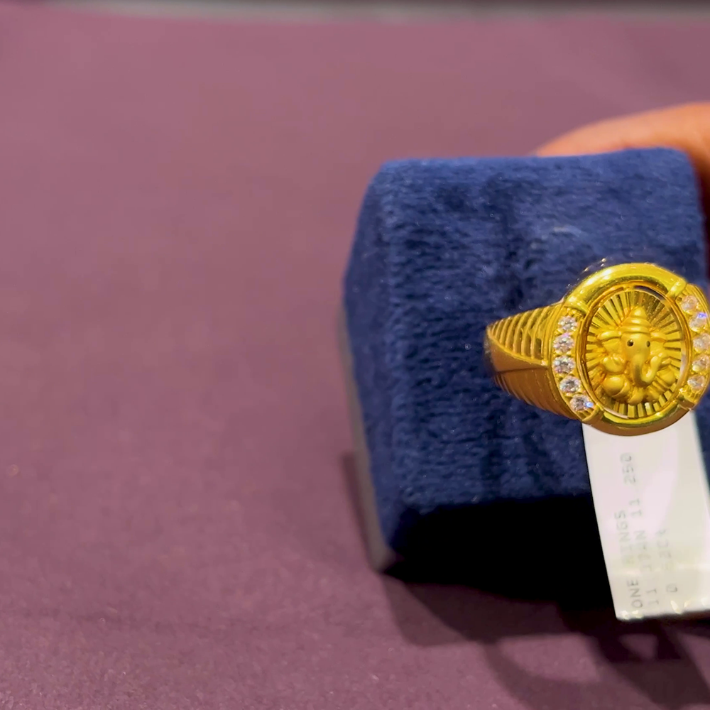 CMR 11.25gms Ring 22K Yellow Gold