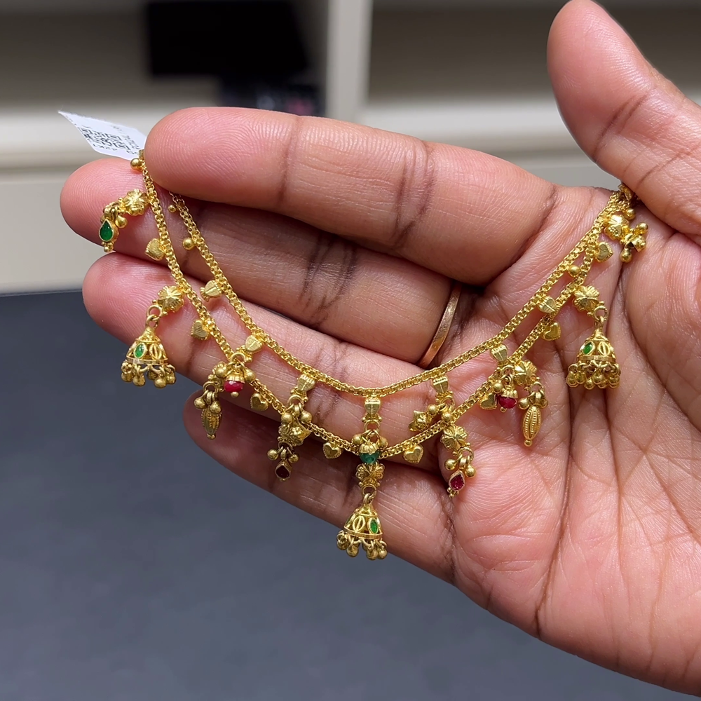 RS BROTHERS 19.82gms Chempasaralu 22K Yellow Gold