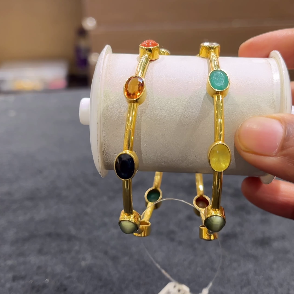 CHANDANA Brothers 24.09gms BANGLES 22K Yellow Gold