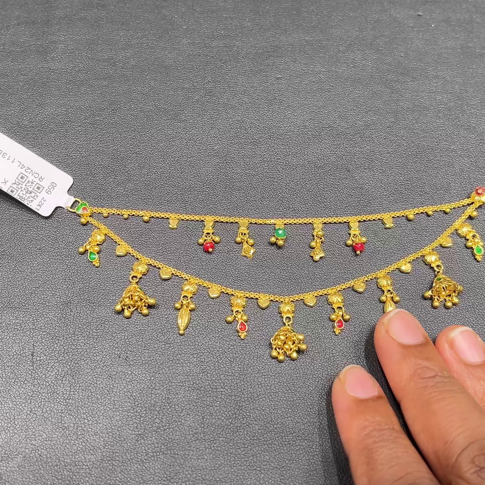 RS BROTHERS 19.82gms Chempasaralu 22K Yellow Gold